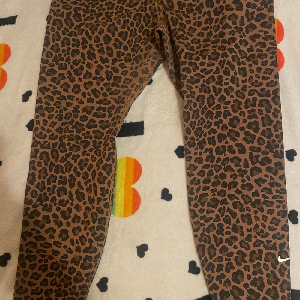 Nike Brown Animal Print Leggings